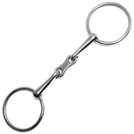 William Hunter Equestrian French Link Loose Ring Stainless Steel Snaffle Bit Size: 5 ½"