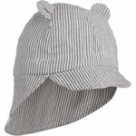 Liewood Gorm sunhat – Y/D stripe: blue wave/creme de la creme - 3-4år