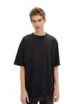 TOM TAILOR Denim Men's 1035912 T-Shirt, 29999-Black, XL