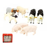 BESTIAME MIXED ANIMAL VALUE PACK FARMYARD 1:32 Britains Die Cast Modellino