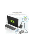 StarTech.com USB-C Triple-Monitor Multiport Adapter HDMI/DP/Card Reader - docking station - USB-C 3.2 Gen 1 / Thunderbolt 3 / Thunderbolt 4 - HDMI 2 x DP - 1GbE