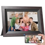 KODAK Cadre Photo Numérique WiFi 10,1 Pouces,Cadre Photo Electronique avec 32Go de Mémoire, Écran Tactile HD 1280x800 IPS pour Partager Photos et Vidéos, Support Multilingue, Rotation Automatique