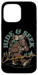 Coque pour iPhone 14 Pro Max Bigfoot Hide and Seek Champion Sasquatch Yeti Funny Bigfoot