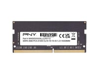 Datorminne Pny Mn8gsd42666-Si Ram-Modul 8Gb Ddr4 Sodimm 2666Mhz