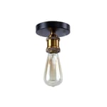 Retro Plafonnier Industrielle E27 Lampe de Plafond Luminaire Salon Chambre Couloir