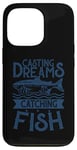 Coque pour iPhone 13 Pro Best Fisherman Casting Dreams Attraper des poissons