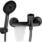 Robinet De Baignoire Cascade Avec Douchette - Mitigeur De Baignoire Thermostat En Laiton - Double Commande Chaude Et Froide -[H964]