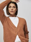 Summum Woman Amsterdam L/S Knitted Alpaca Rich Cardigan Size M BNWT £151 Caramel