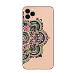 Coque Iphone 12 MINI Mandala fleur rose