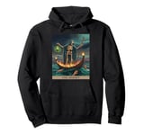 Gothic Halloween Grim Reaper Horror The Hermit Tarot Card Pullover Hoodie