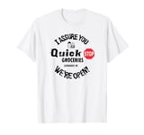 Jay and Silent Bob Quick Stop Groceries Sign T-Shirt