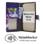 Skimblocker Motorola Moto E14 Plånboksfodral Design