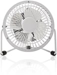 Nedis Mini Fan USB Powered - Vit