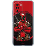 ERT GROUP Coque de téléphone Portable pour Xiaomi MI 11i/ REDMI K40/K40 Pro/POCO F3/ F3 Pro Original et sous Licence Officielle Marvel Motif Deadpool 006, Coque en TPU