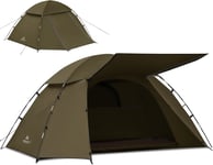 Forceatt Tent 1-2 Man Lightweight Waterproof PU3000mm Camping Tent for Backpack