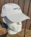 Genuine FRED PERRY Snow White LOGO CAP ADULT One Size Casquette HW4630