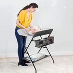 Table à Langer Pliable et Portable, Table a Langer Pliante pour Remplacement de la couche,Table de soins des couches pour bébés Réglable en Hauteur