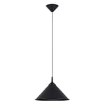 SOLLUX lighting - Suspension Luminaire Zuma - Lampe Pendante - Lustre de Salon Élégante - Longue Durée de Vie - Design Attrayant - Acier - E27, 1x max 15W LED, ~230V, 50Hz - Noir