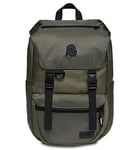 Invicta Backpack, JOLLY X Eco-friendly Knapsack, For Office, Day Trips & Commuting, For School, Sport, Free Time, with Side Pockets & 15,6'' Laptop Sleeve, Italian Design, moss green