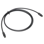 TosLink Hane till Hane Kabel OD4.0 PVC Digital Optisk Fiber Ljudkabel Linje 1m