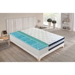 Matelas 80x200 en mémoire de forme et gel rafraîchissant de 27 cm de hauteur modèle Fantasma