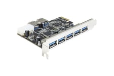 Delock PCI Express Card > 5 x external + 2 x internal USB 3.0 - USB-adapter - PCIe 2.0 - USB 3.0 x 7