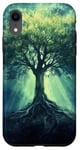 iPhone XR Fantasy Yggdrasil Tree Life Nature Spirituality Case