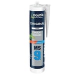 Mastic-colle de Fixation & Etancheité BOSTIK MS9 ORIGINAL - Multi-matériaux - Collage Souple & Puissant - Blanc - Cartouche 300 ml