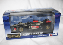 CORGI CC56803 1:43 SCALE Lotus F1 Team E21, 2013 Test Car, Davide Valsecchi