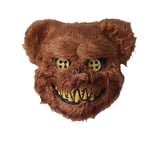 Brun björn mask Halloween påsk svart björn dans fest mask Halloween skräck plysch dekoration rekvisita