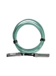 MSA Compliant QSFP+ Active Optical Cable - 7 m (23 ft) - 40 GbE - 40GBase direct attach cable - 7 m - black