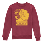 Lion King Simbas Journey Kids' Sweatshirt - Burgundy - 9-10 Years - Burgundy