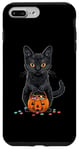 iPhone 7 Plus/8 Plus Black Cat Halloween Costume Pumpkin For Women Case