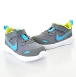 Nike Revolution 5 (TDV) UK 4.5 Toddler Baby Boy Blue Trainers Grey  Yellow