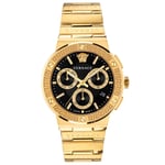 Versace VEZ900421 Mens Greca Logo Chrono Watch - Gold - One Size