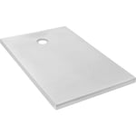 Receveur de douche extra-plat Jacob Delafon IPSO 120x90 cm - Blanc Mat Texture Pierre