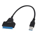 USB 3.0 to SATA Adapter Cable for 2.5 Inch SSD and HDD External Hard Drive Connection Blue 25x22cm