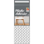 Décoration adhésive Trivento Lot de 3 Décos Adhésives pour Plinthes Vinyle Gris 10 x 60 cm