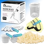 Nose Waxing kit, 100g Nose Hair Removal Wax for Men & Women, Painless Depilator