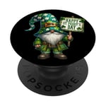 Happy St Paddys Day Accessories Funny St. Patricks Day Gnome PopSockets Adhesive PopGrip