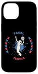 Coque pour iPhone 14 Padel Tennis Femme