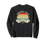 1986 Birthday Awesome Premium Edition Born In 1986 Birthday Sweatshirt