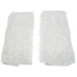 Vhbw - 2x lingettes compatible avec Kärcher k 1501, de 4002, k 1102, k 1201, k 1401 plus balai vapeur 21 x 9,4 x 0,25 cm