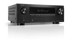 Denon AVC-X3800H Récepteur AV 9,4 canaux avec Auro-3D, Dolby Atmos, DTS:X, entrées 6" 8K et 3 Sorties, Bluetooth, AirPlay 2, HEOS Multiroom, Compatible Alexa, Noir