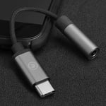 Geekria Apollo TypeC to Aux, Type-C to Audio Adapter, USB-C to 3.5mm Female Jack