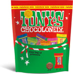 Tony's Chocolonely Tiny Tony's Christmas Pouch - Mix of Small Chocolates - 15 in