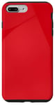 Coque pour iPhone 7 Plus/8 Plus Design abstrait minimaliste rouge