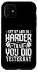 Coque pour iPhone 11 Citation d'entraînement de motivation pour les amateurs de fitness