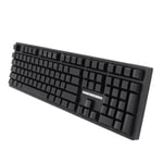 108 Keys Mechanical Keyboard With RGB 100 Percent Brown Switch Keyboard 2.4G New