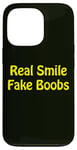 Coque pour iPhone 13 Pro Real Smile. Faux Seins